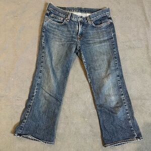 Woman’s lucky Brand made in USA sweet n low crop Capris 4/27